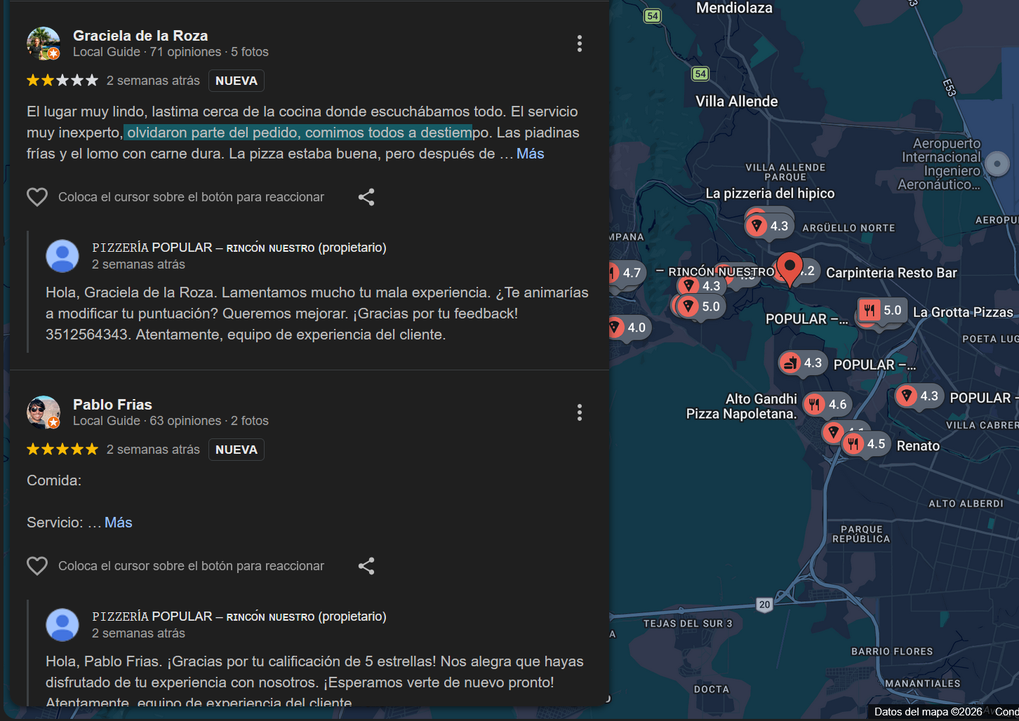 Manejo de reseñas negativas en Google