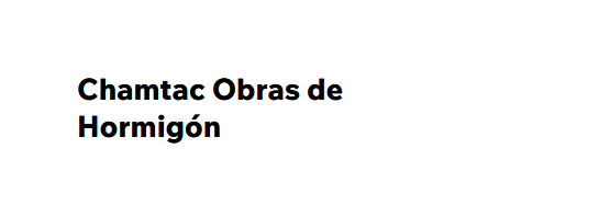 Logo de empresa de obras de hormigón