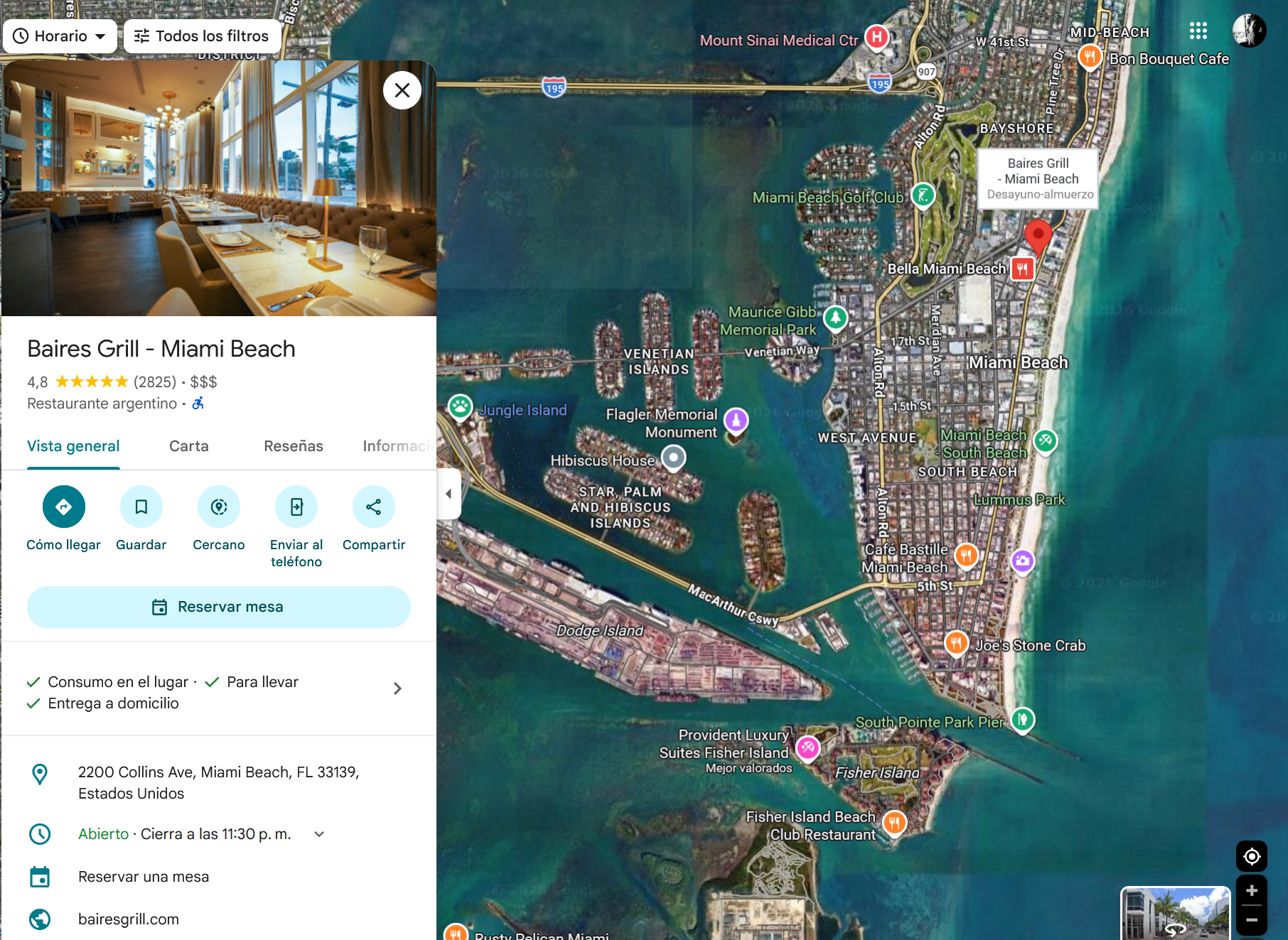 Baires Grill (Estados Unidos)