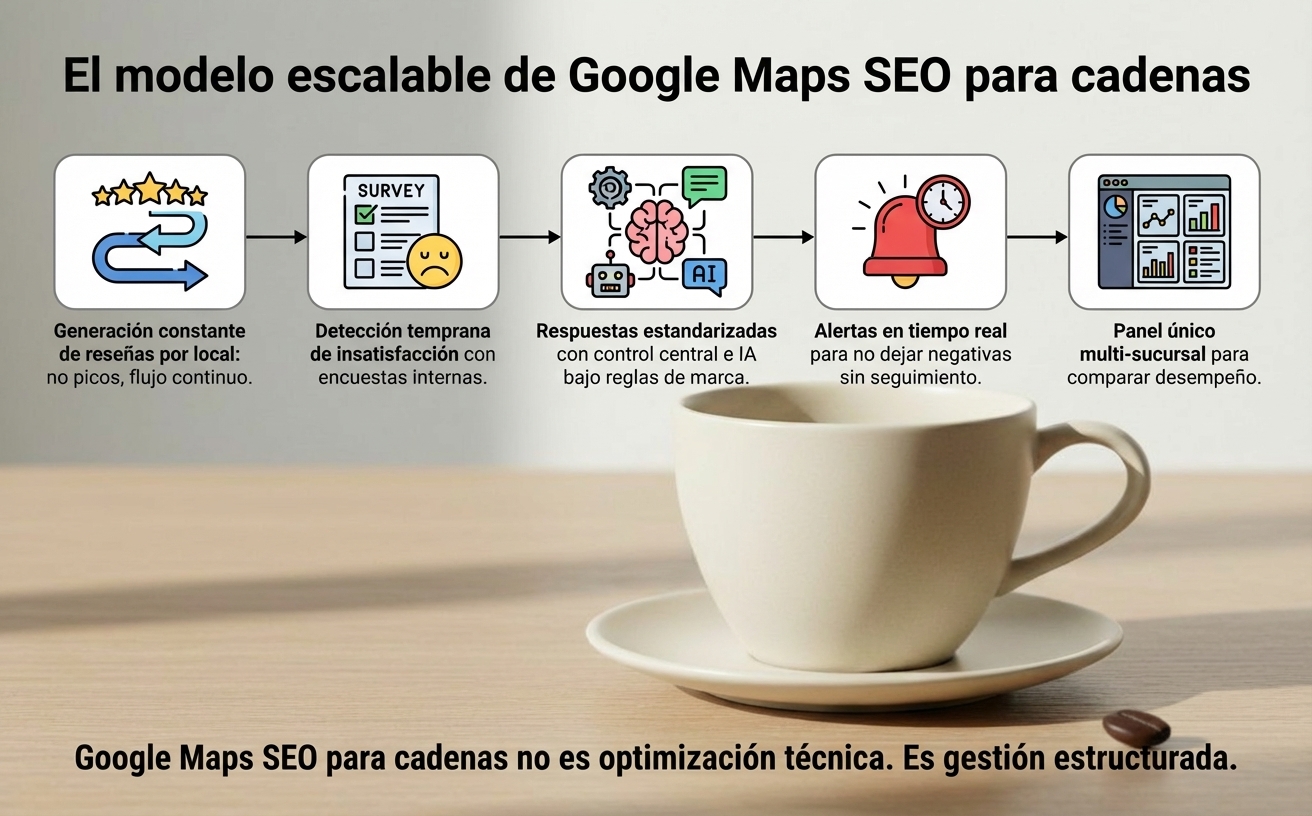 Gestión eficiente de reseñas en Google Maps